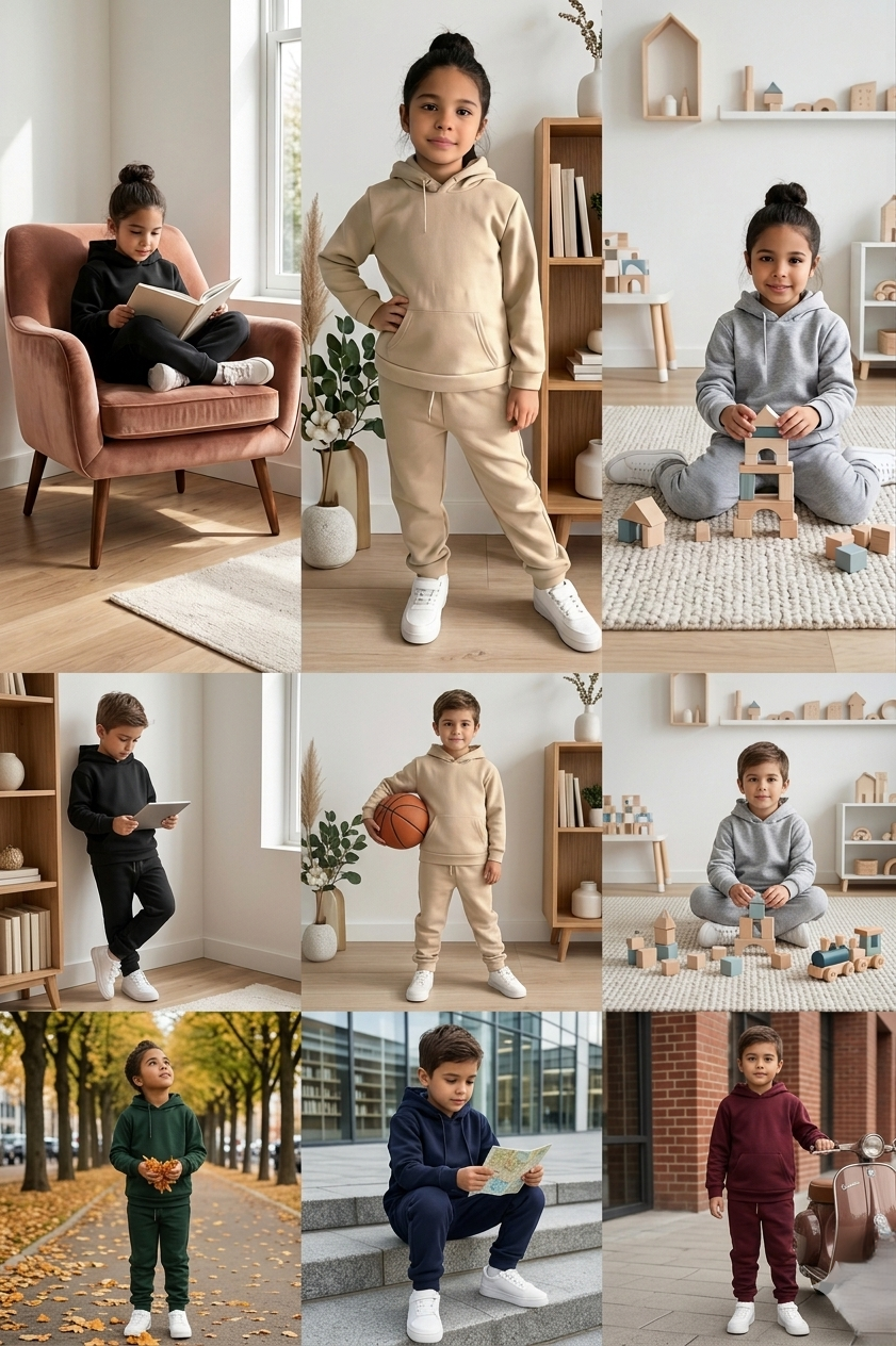 The Kids' Essential Tracksuit Set