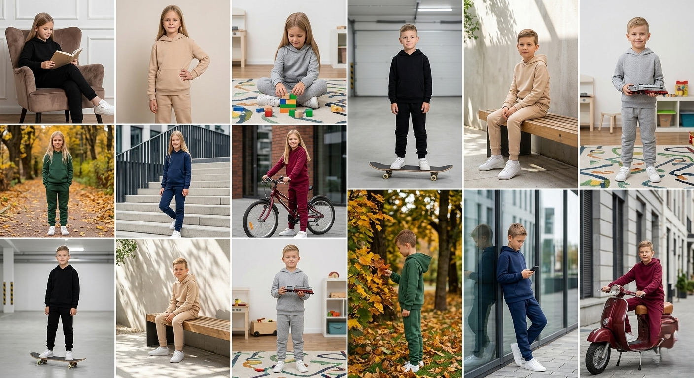 The Kids' Essential Tracksuit Set