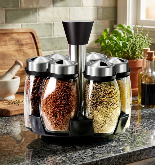 6 – Bottle Spice Rack